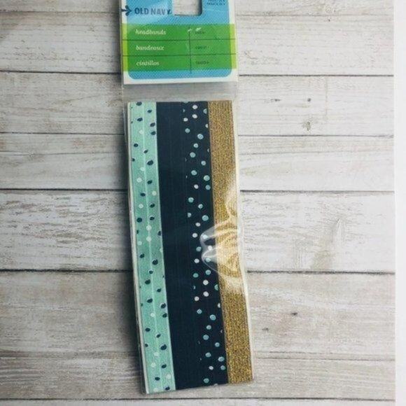 Old Navy  Multi-pack Soft  Sporty Stretchy Style Headband Set - Picture 1 of 6